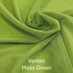 joustava kangas Verkko Moss Green
