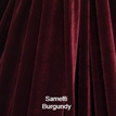 joustava kangas lycra sametti Burgundy