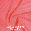 joustava kangas verkko Powernet Elegante Flame Red