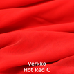joustava kangas Verkko Hot Red C