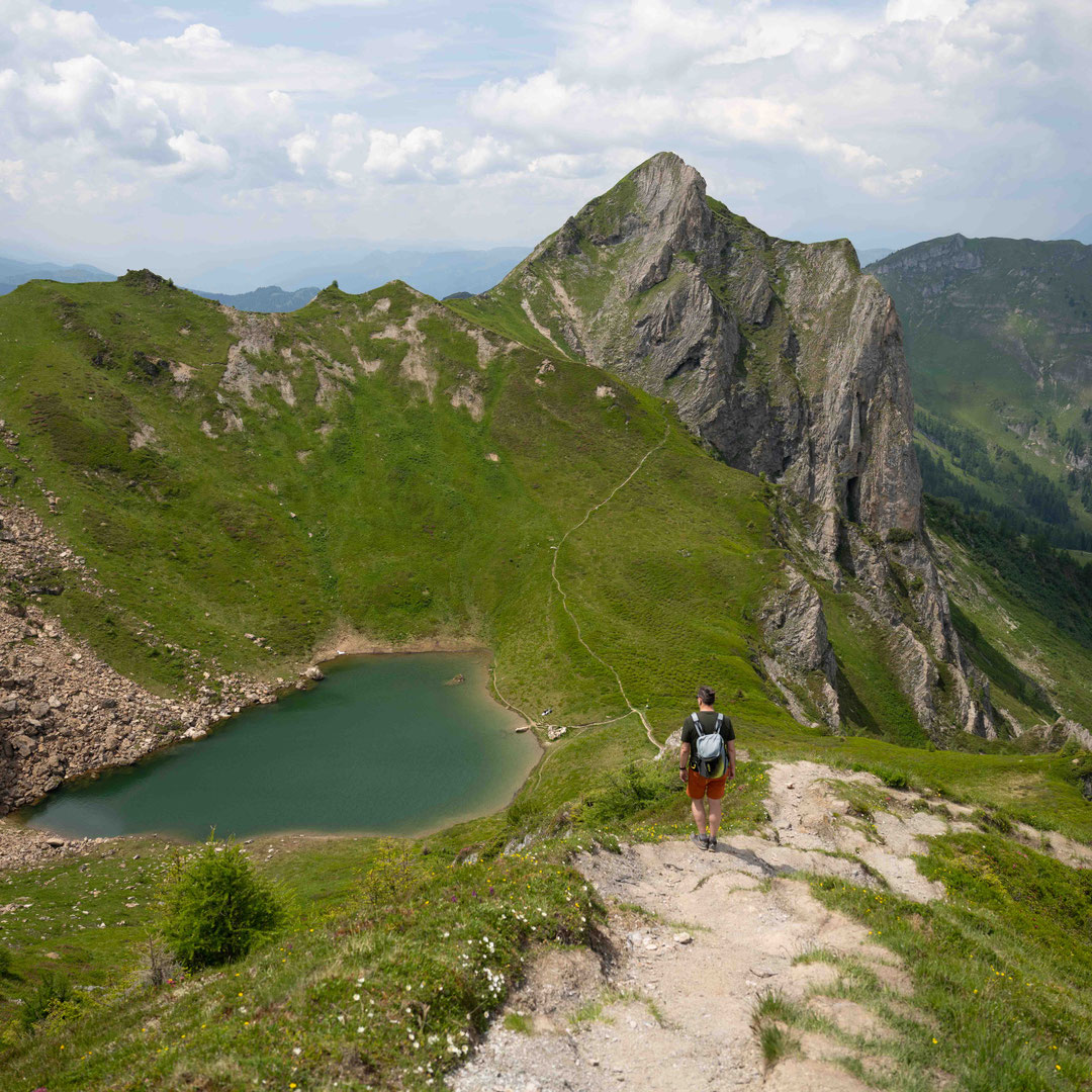 Schuhflicker im Großarltal, Rundwanderung Aualm - Aukopf - Schuhflicker - Schuhflickersee