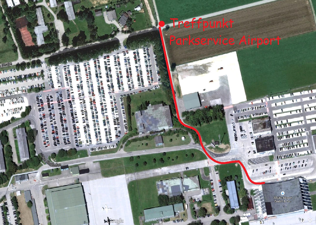 Flughafen Memmingen Parken Trackid Sp-006 www.parkservice-airport.de