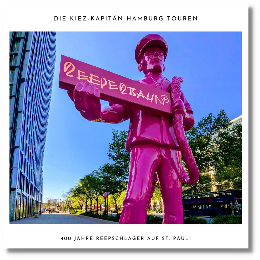400 Jahre Reeperbahn. Die Kiez-Kapitän Reeperbahn & Beatles Kieztour durch St. Pauli. has-shadow