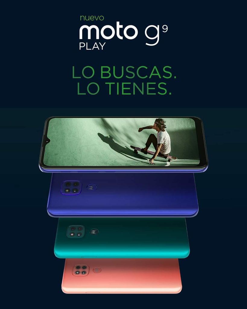 click☝️ MOTOROLA G9 PLAY.  $495 al mes!  