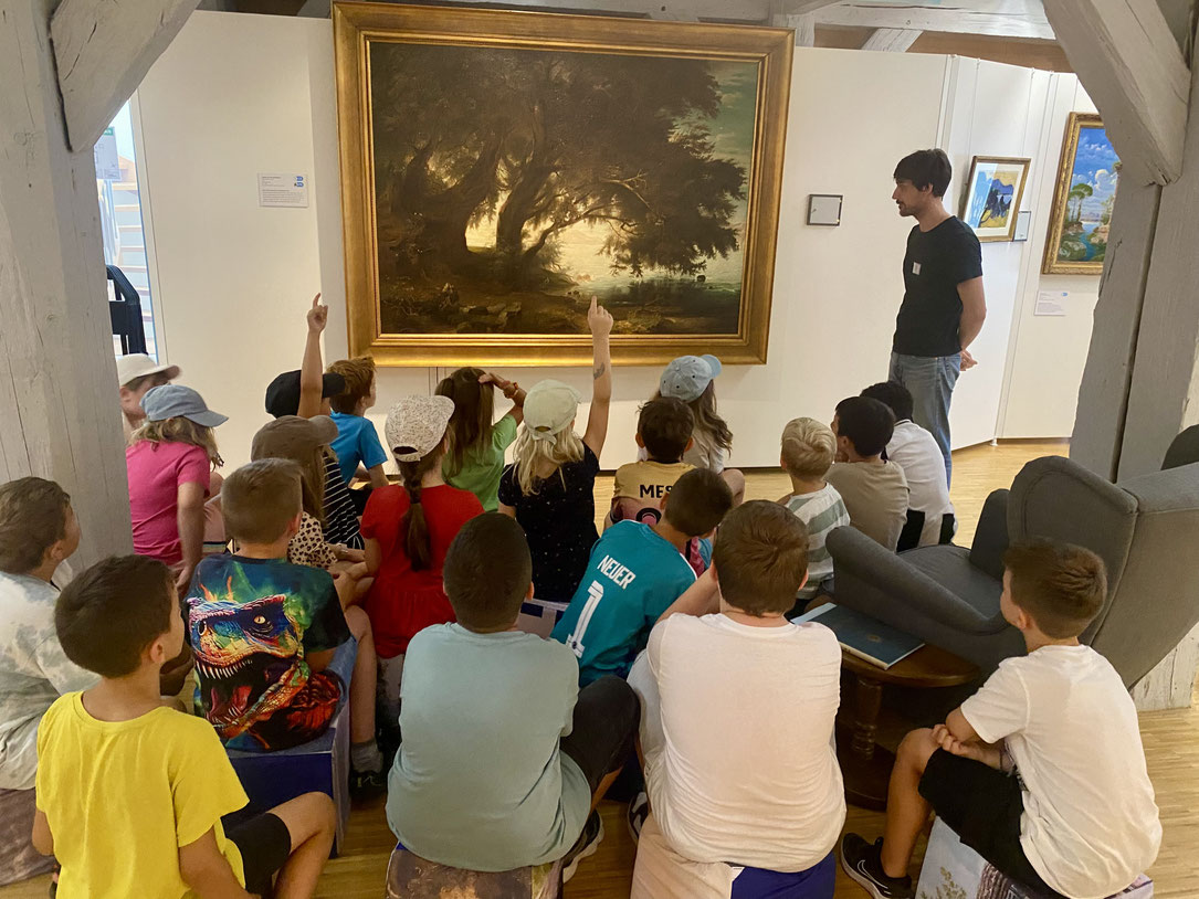 Die Klasse 2e im Stadtmuseum Stockach