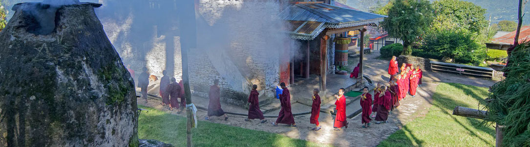 Kloster in Sikkim während Himalaya Tours-Reise