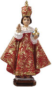 Infant of Prague statue cm. 30