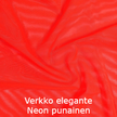 joustava kangas verkko Powernet Elegante Neon punainen