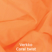 joustava kangas Verkko Coral twist