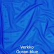joustava kangas Verkko Ocean blue D