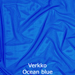 joustava kangas Verkko Ocean blue