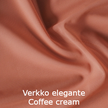 joustava kangas verkko Powernet Elegante Coffe cream