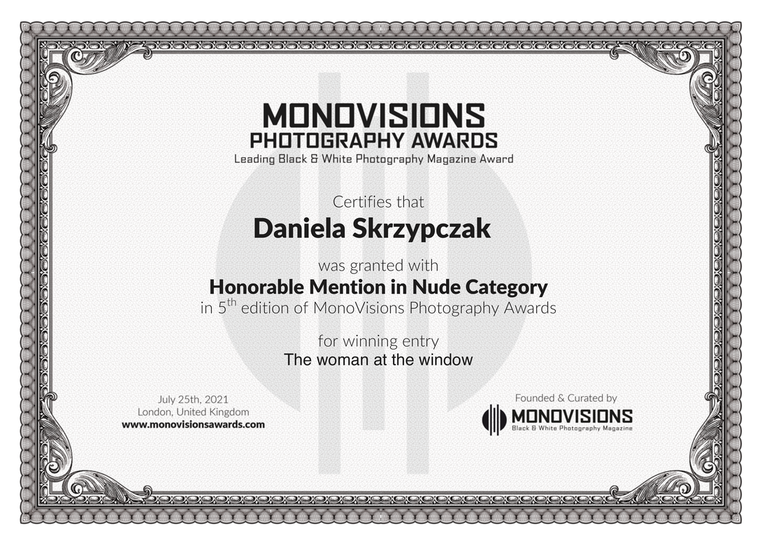 Monovisions Photography Awards Honorable Mention (Professional)