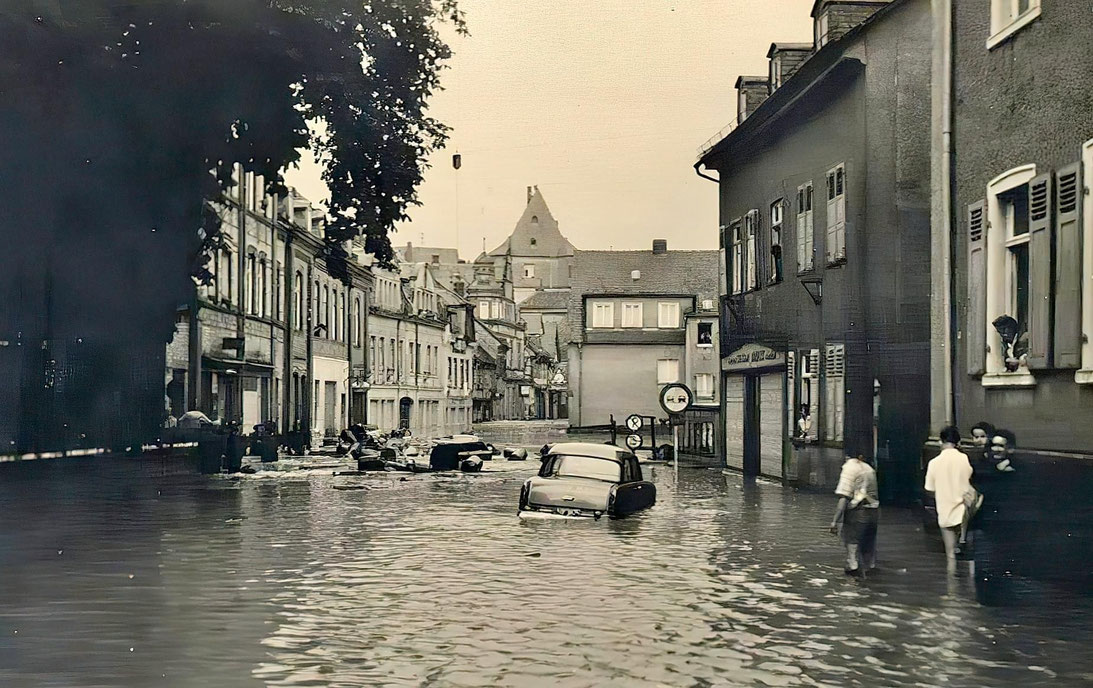 Rodergasse Richtung Rathaus