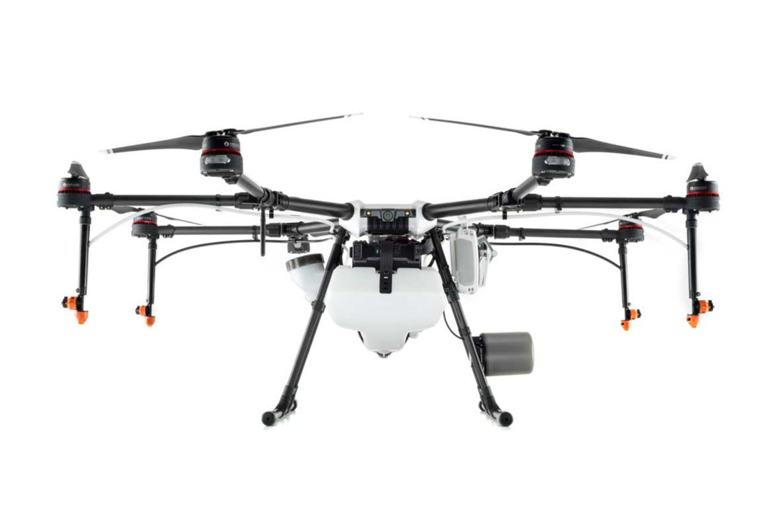 Agras MG 1P es el dron fumigador de ultra bajo volumen más eficiente, reduce drásticamente los riesgos e insumos e incrementa la productividad en el campo