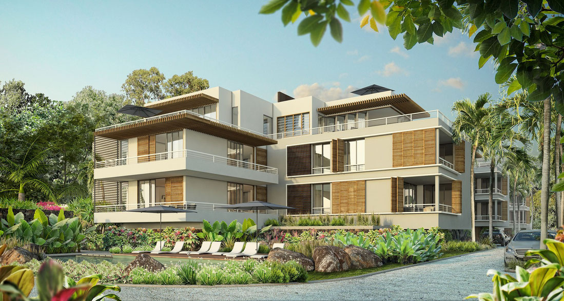 appartements haut de gamme VUE MER en RES ILE MAURICE TAMARIN