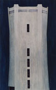 「水路の記憶」 2005年/アクリル絵の具•木パネル/ 2枚1組 各116.7×72.7㎝