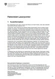 Brasser AG stellt ein Faktenblatt über Laserpointer als Download zur Verfügung