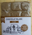 tablette 70g de chocolat blanc bio 35% de cacao au café