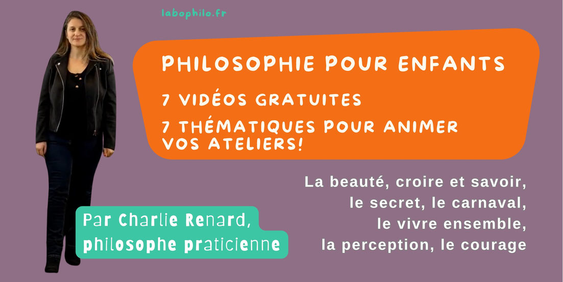 Philosophie pour enfants. Charlie Renard. Pratique philosophique. Supports d'animation.