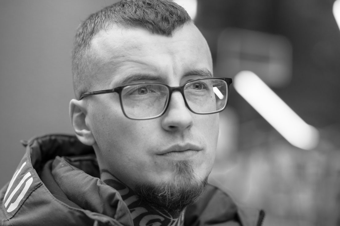 Veteran Stefan Kremer beim Fotoshooting "Gesichter des Lebens"