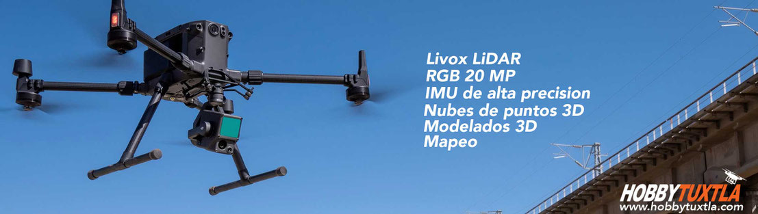 LiDAR Zenmuse L1 con Matrice 300 RTK