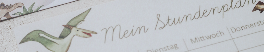 Einschulung Schulstart Stundenplan