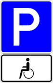 Für Menschen mit Behinderung und entsprechendem Parkausweis für ihr Fahrzeug!