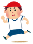 キッズかけっこ教室のイラスト