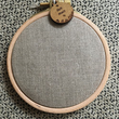 Support à broder, cercle à broder, tambour, mercerie, création au fil de l’yères, Normandie, Made in France, cadre à broder
