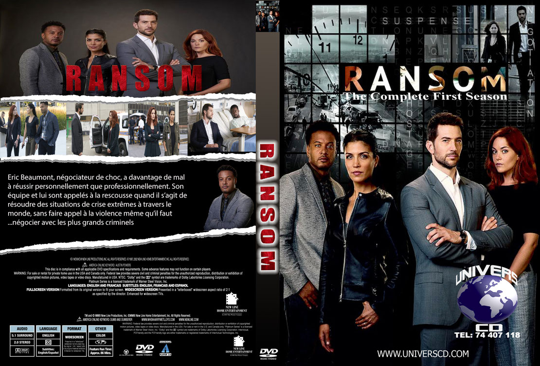Ransom Saison 1-By Univers CD