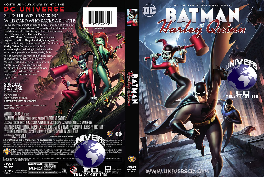 H4070-Batman And Harley Quinn