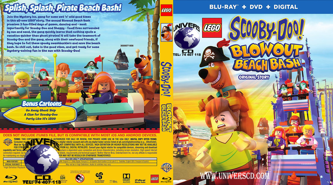 H4035-Lego Scooby-Doo! Blowout Beach Bash