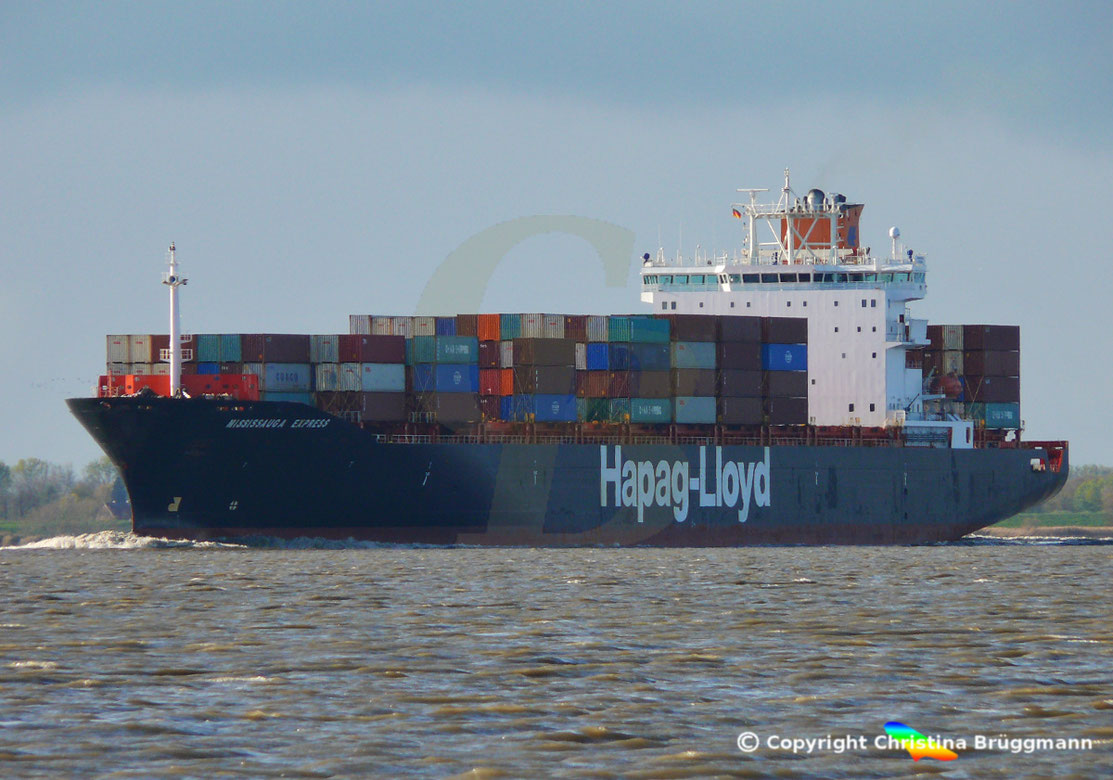 Hapag-Lloyd Containerschiff MISSISSAUGE EXPRESS