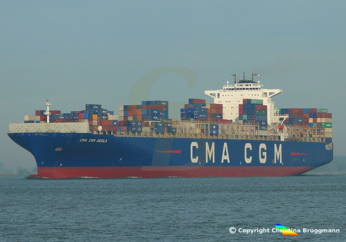 Containerschiff CMA CGM AQUILA