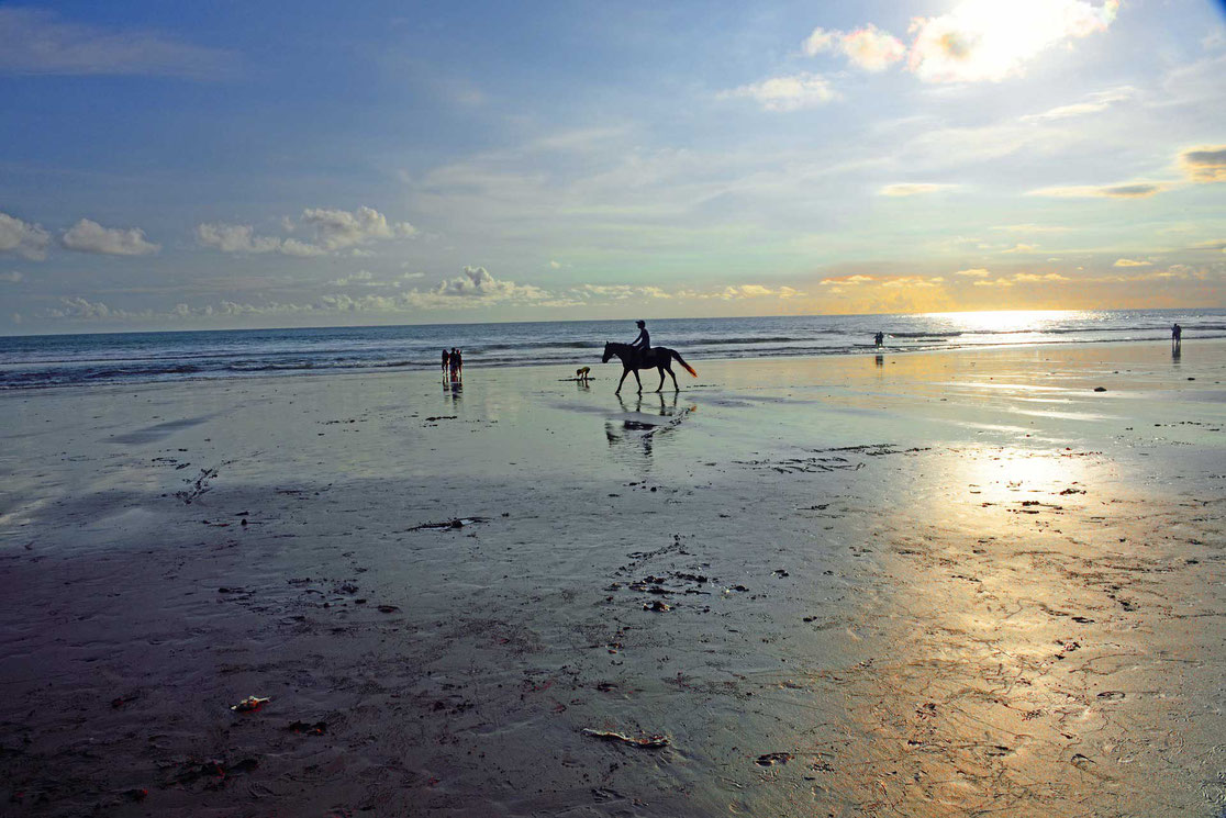 Freunde loslassen Beziehung beenden Strand