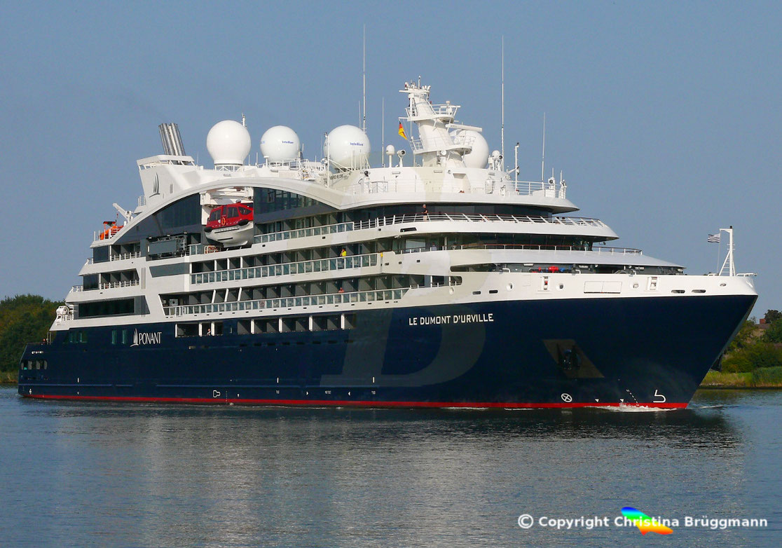 Ponant Kreuzfahrtschiff Le DUMONT D´URVILLE