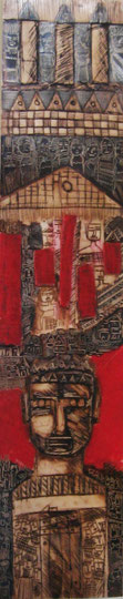 Accords, 30x75 cm, Mixed media on paper.