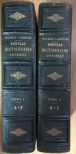 les deux tomes du dictionnaire Lachatre