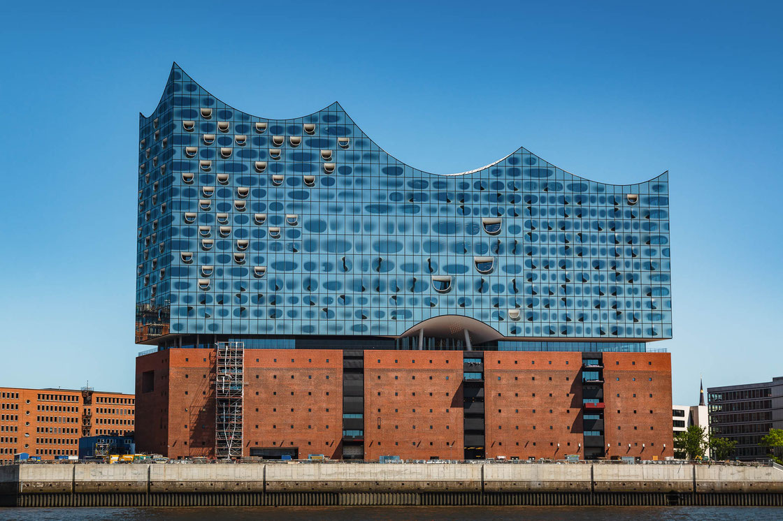 Die Elbphilharmonie in Hamburg