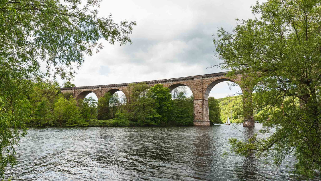 Ruhr-Viadukt in Herdecke im Ruhrgebiet