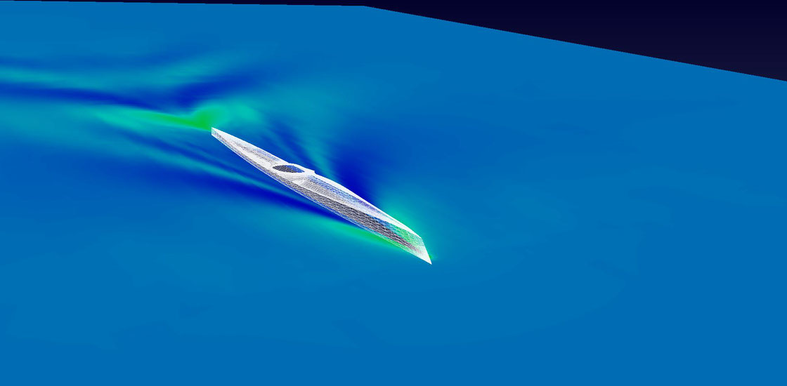Kajak Strömungssimulation