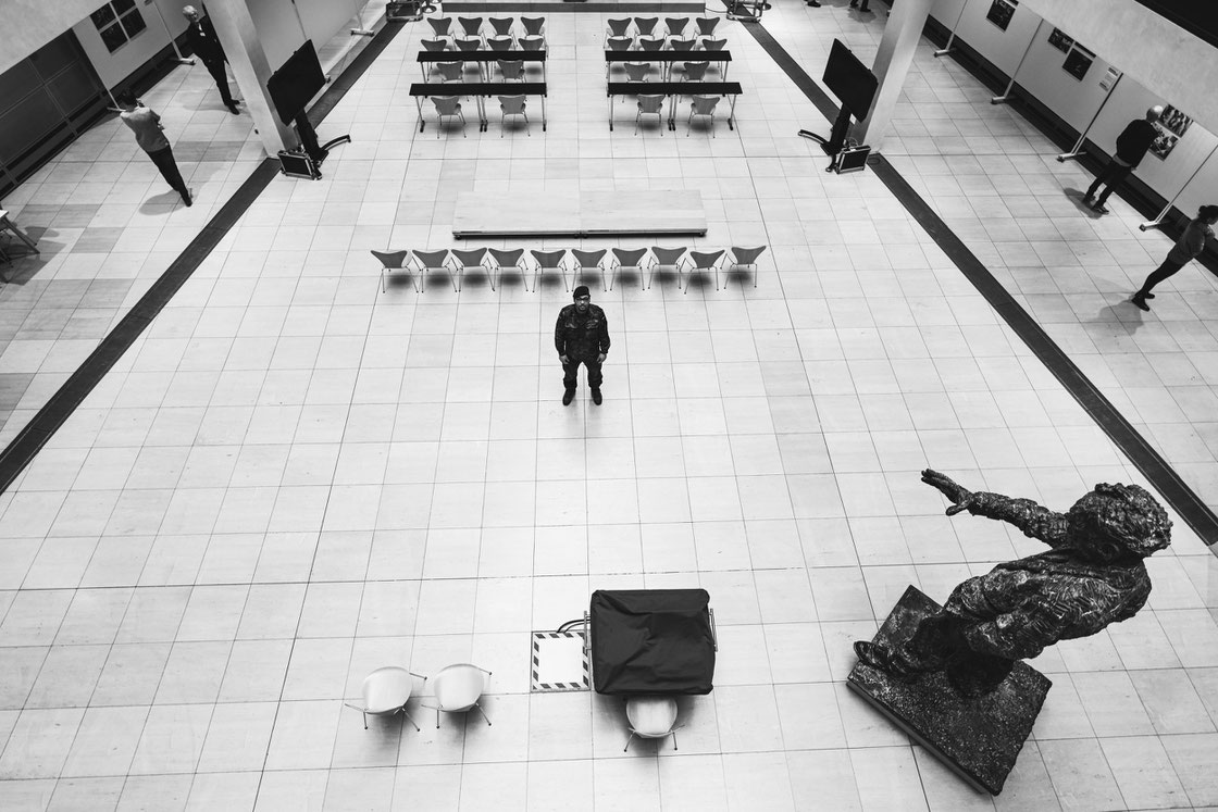 Kay Stübner beim Fotoshooting "Gesichter des Lebens" im Willy Brandt Haus