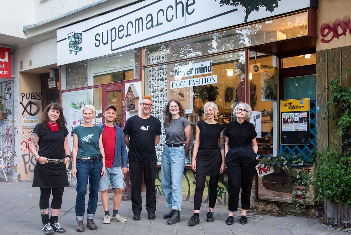 Fair Fashion für Berlin! Das freundliche Team im supermarché berät Dich gerne und ehrlich zu Deiner neuen Jeans!