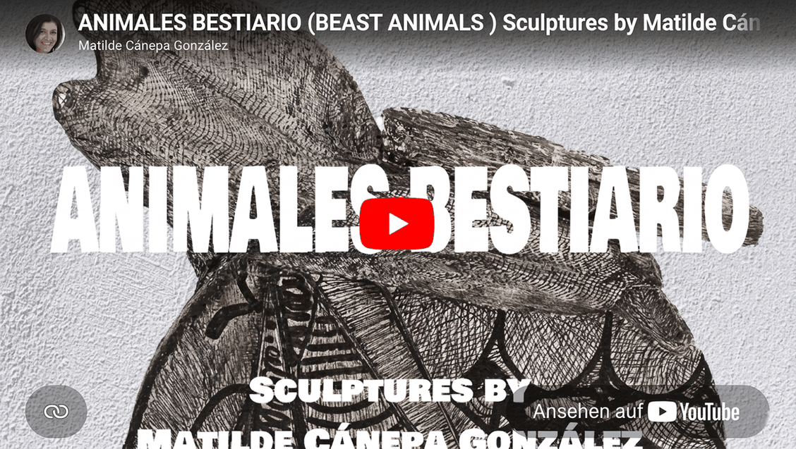 Bestiario — Cinco esculturas de Matilde Cánepa González - Video