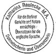 DOLMETSCHERSERVICE - Vereidigte Dolmetscherin und Übersetzerin, Deutsch-Englisch, Berlin