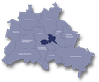 Karte Friedrichshain - Kreuzberg