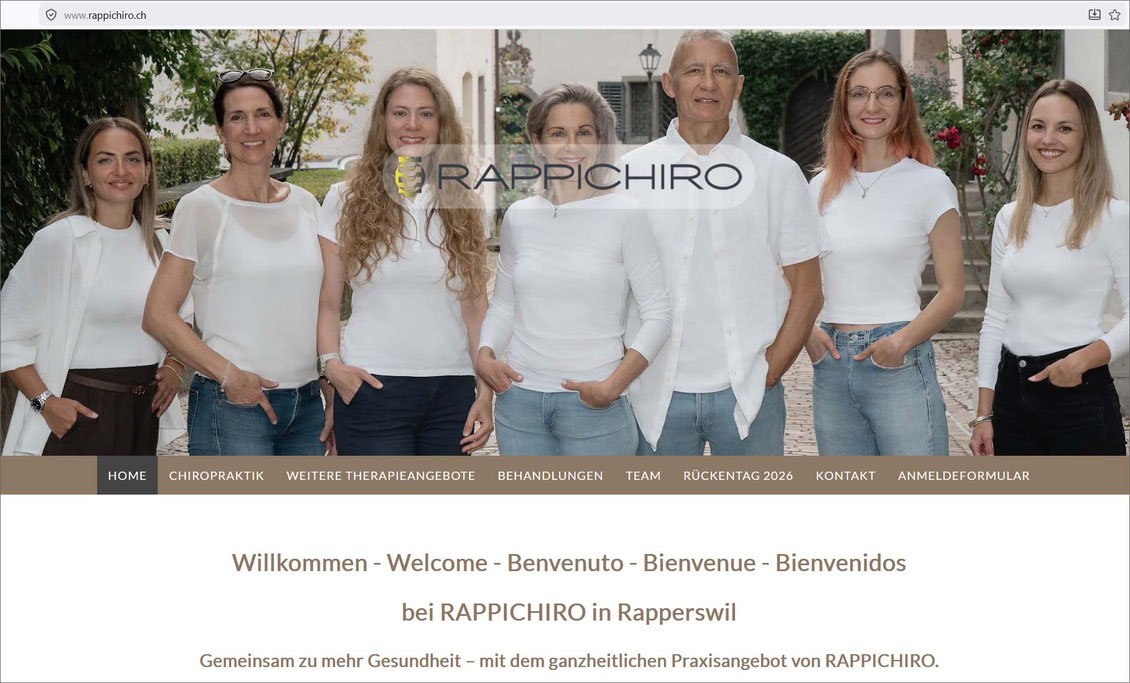 RAPPI CHIRO - Dr. Erin Dalman und Dr. Martin Stocker, Rapperswil