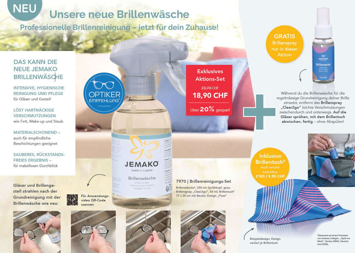 JEMAKO Brillenreinigungs-Set  