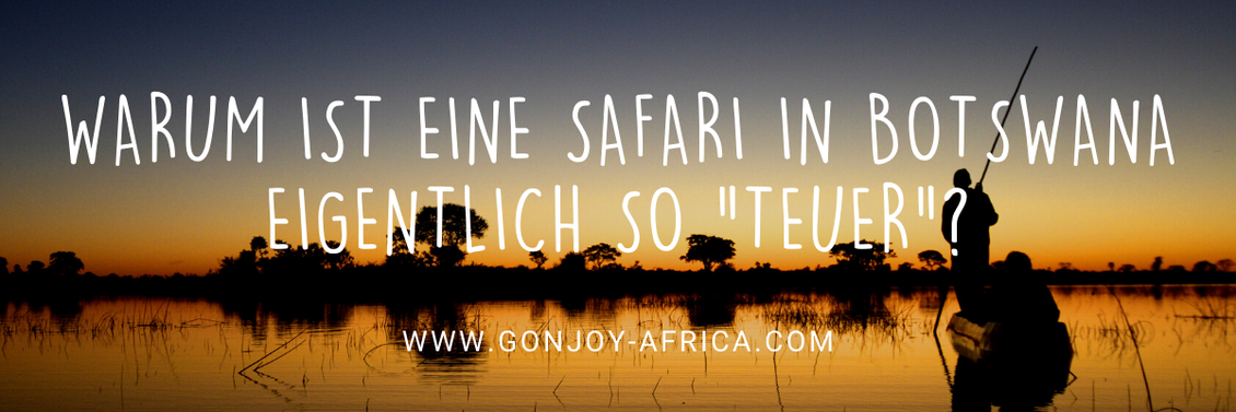 Safari in einem Mokoro in Botswana